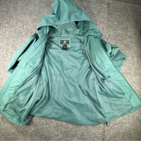 Champion Women's Hooded
Windbreaker Teal Jacket Full Zip
Size X-Small EUC - Picture 11 of 14